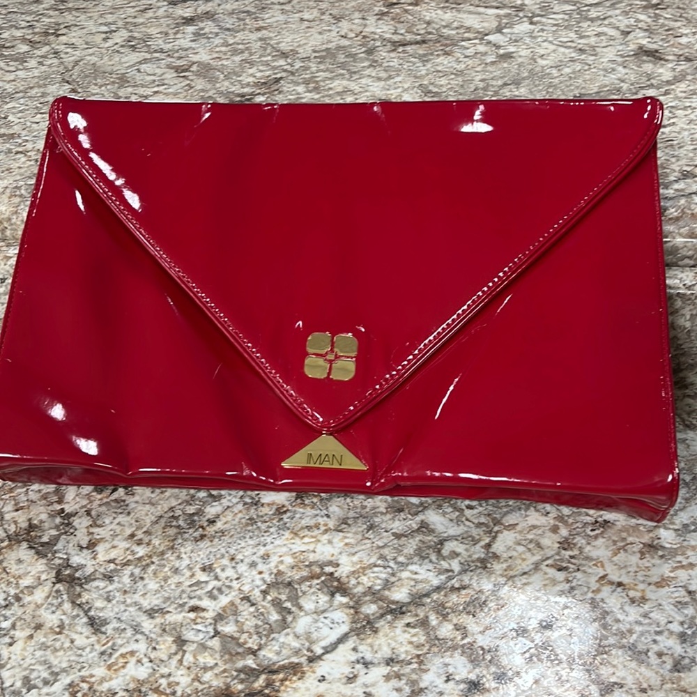 IMAN Red Apple Clutch